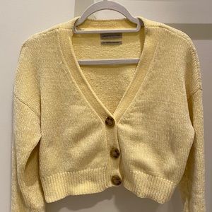 Urban Outfitters “Maura Chenille Cropped Cardigan”